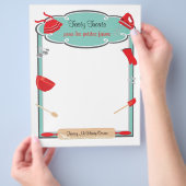 Retrobakken en bakken flyer Letterhead (Hand)