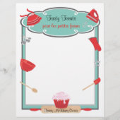 Retrobakken en bakken flyer Letterhead (Voorkant)