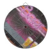 Retrobar uit de jaren 80 dartbord (Voorkant)