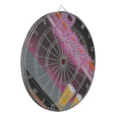 Retrobar uit de jaren 80 dartbord (Voorkant Links)