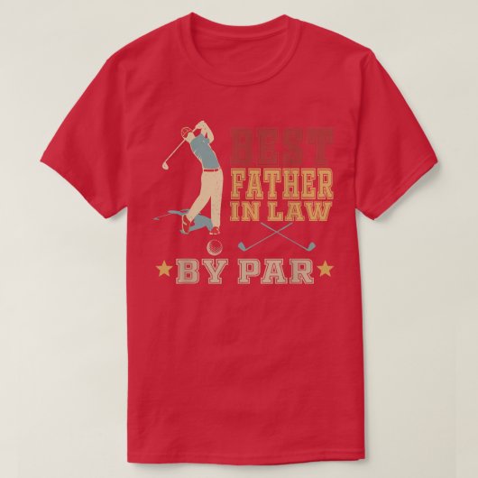 retrobeste rechtspleging door Par Funny Golf T-shirt (Design voorkant)