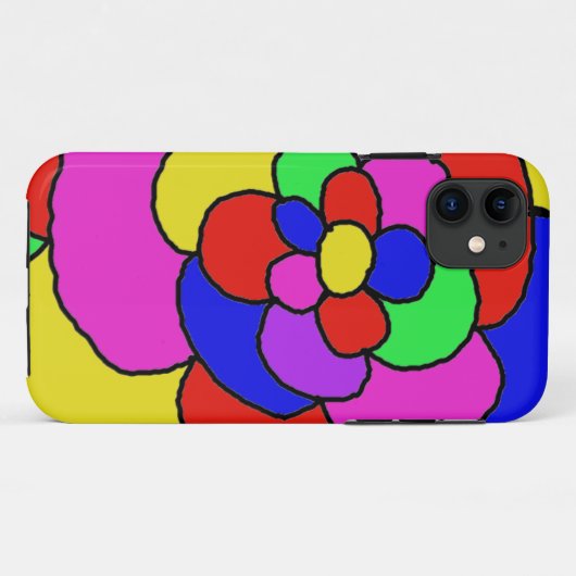 Retroblaadjes Case-Mate iPhone Case (Achterkant (horizontaal))