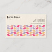 Retrobladeren 01 - (crème) visitekaartje (Achterkant)