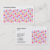 Retrobladeren II 01 (Platinum) Visitekaartje (Voorkant / Achterkant)