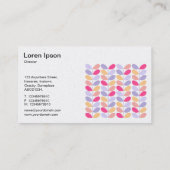 Retrobladeren II 01 (Platinum) Visitekaartje (Achterkant)