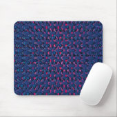 Retroblauw en roze patroon muismat (Met muis)