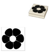 Retrobloem Rubberstempel (Gestempeld)