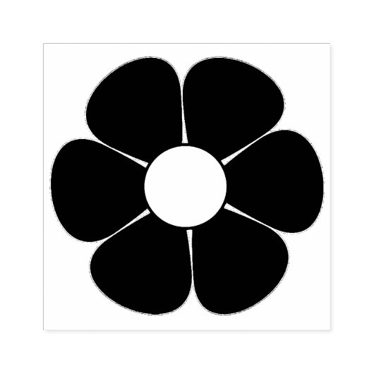 Retrobloem Rubberstempel (Afrduk)