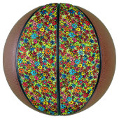 Retrobloemen Basketbal (Verticaal)