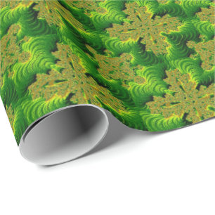 Retrobloemen in 3D, Artdeco Cadeaupapier