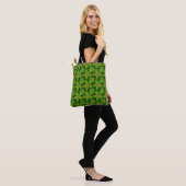 Retrobloemen in 3D, Artdeco Tote Bag (Op model)