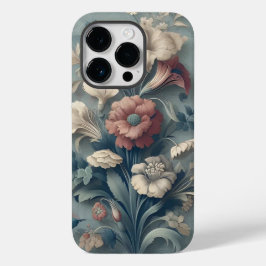  Retrobloemen & Klassieke Patronen Case-Mate iPhone 14 Pro Hoesje