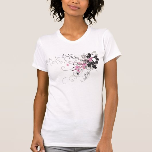 Retrobloemen T-Shirt (Voorkant)