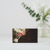 Retrobloemen Visitekaartje (Staand voorkant)