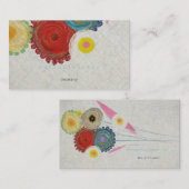 Retrobloemen Visitekaartje (Voorkant / Achterkant)