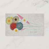 Retrobloemen Visitekaartje (Achterkant)