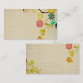 Retrobloemen Visitekaartje (Voorkant / Achterkant)