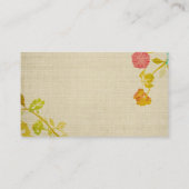 Retrobloemen Visitekaartje (Achterkant)