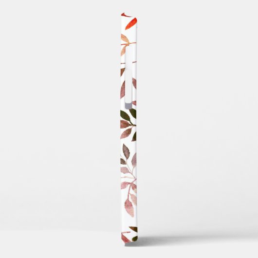 Retrobomen, waterverf naadloos patroon. Case-Mate iPhone case (Achterkant / Links)