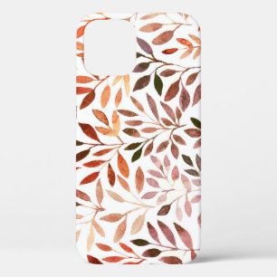 Retrobomen, waterverf naadloos patroon. Case-Mate iPhone case