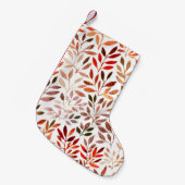 Retrobomen, waterverf naadloos patroon. kleine kerstsok (Voorkant (Hangend))