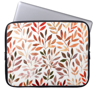 Retrobomen, waterverf naadloos patroon. laptop sleeve