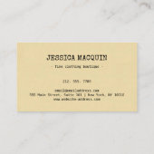  Retroborder beige Brown Red getextureerd Visitekaartje (Achterkant)