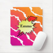 Retroborrelkleurstrip Muismat (Met muis)