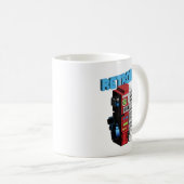 retrobot koffiemok (Voorkant rechts)