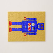 Retrobot speelgoed legpuzzel (Horizontaal)