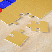 Retrobot speelgoed legpuzzel (Zijkant)