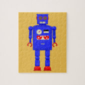 Retrobot speelgoed legpuzzel (Verticaal)