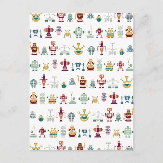 Retrobotbriefkaart Briefkaart (Voorkant)