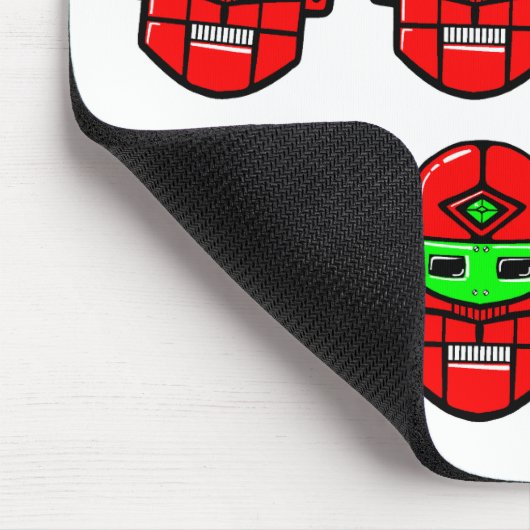 Retrobotkoppen Muismat (Hoek)