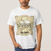 Retrobrieven verpleegster t-shirt (Voorkant)