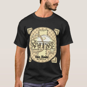 Retrobrieven verpleegster t-shirt