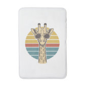 Retrobril Giraffe Zonnebril Retro Zonsondergang Ve Badmat (Voorkant Verticaal)