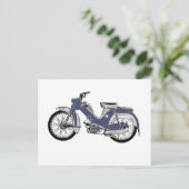 Retrobromfiets Briefkaart (Staand voorkant)