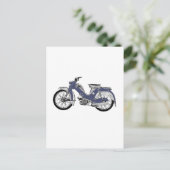 Retrobromfiets Briefkaart (Staand voorkant)