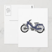 Retrobromfiets Briefkaart (Voorkant / Achterkant)