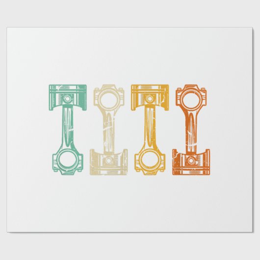 Retrobus  tuner cadeaupapier (Vlak)