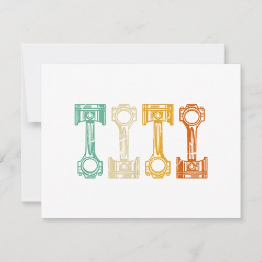 Retrobus  tuner feestdagenkaart (Voorkant)