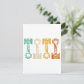 Retrobus  tuner informatiekaartje (Staand voorkant)