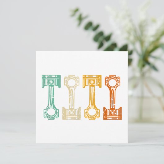 Retrobus tuner kaart (Staand voorkant)