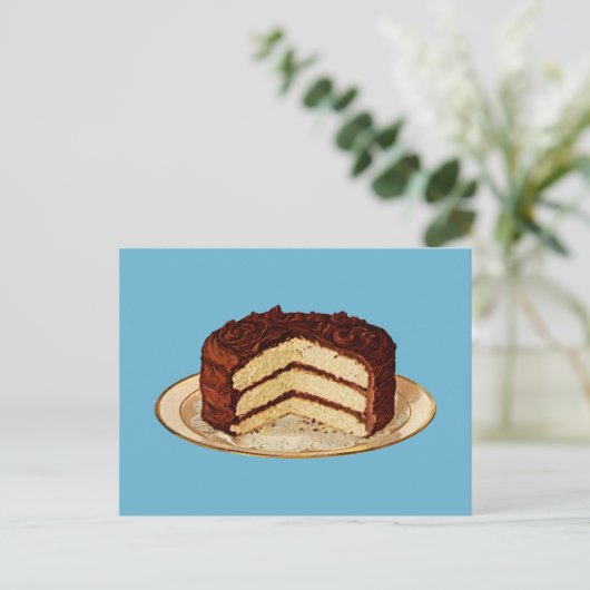 RetroCake Briefkaart (Staand voorkant)