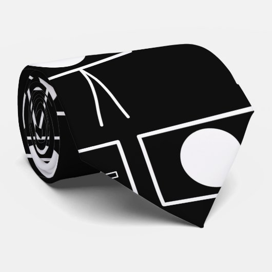 RetroCam Tie Stropdas (Opgerold)