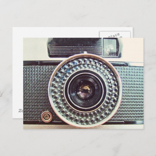 Retrocamera Briefkaart (Voorkant / Achterkant)