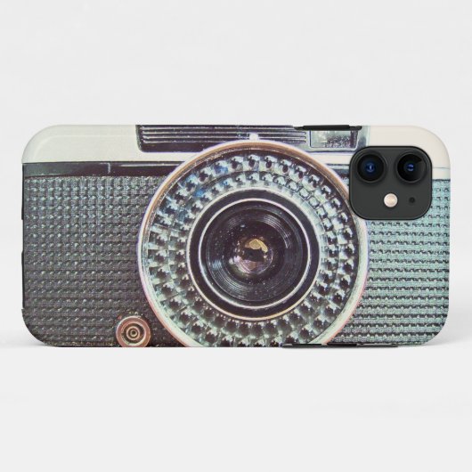 Retrocamera Case-Mate iPhone Case (Achterkant (horizontaal))