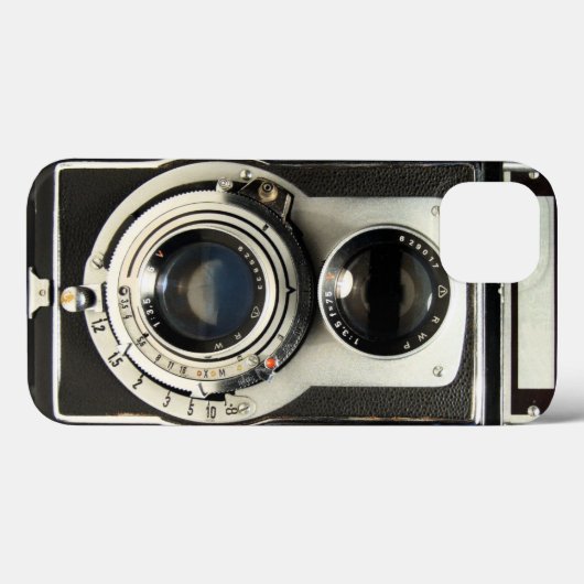 Retrocamera Case-Mate iPhone Case (Achterkant (horizontaal))
