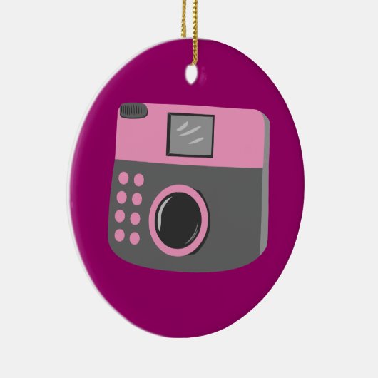 Retrocamera Keramisch Ornament (Rechts)